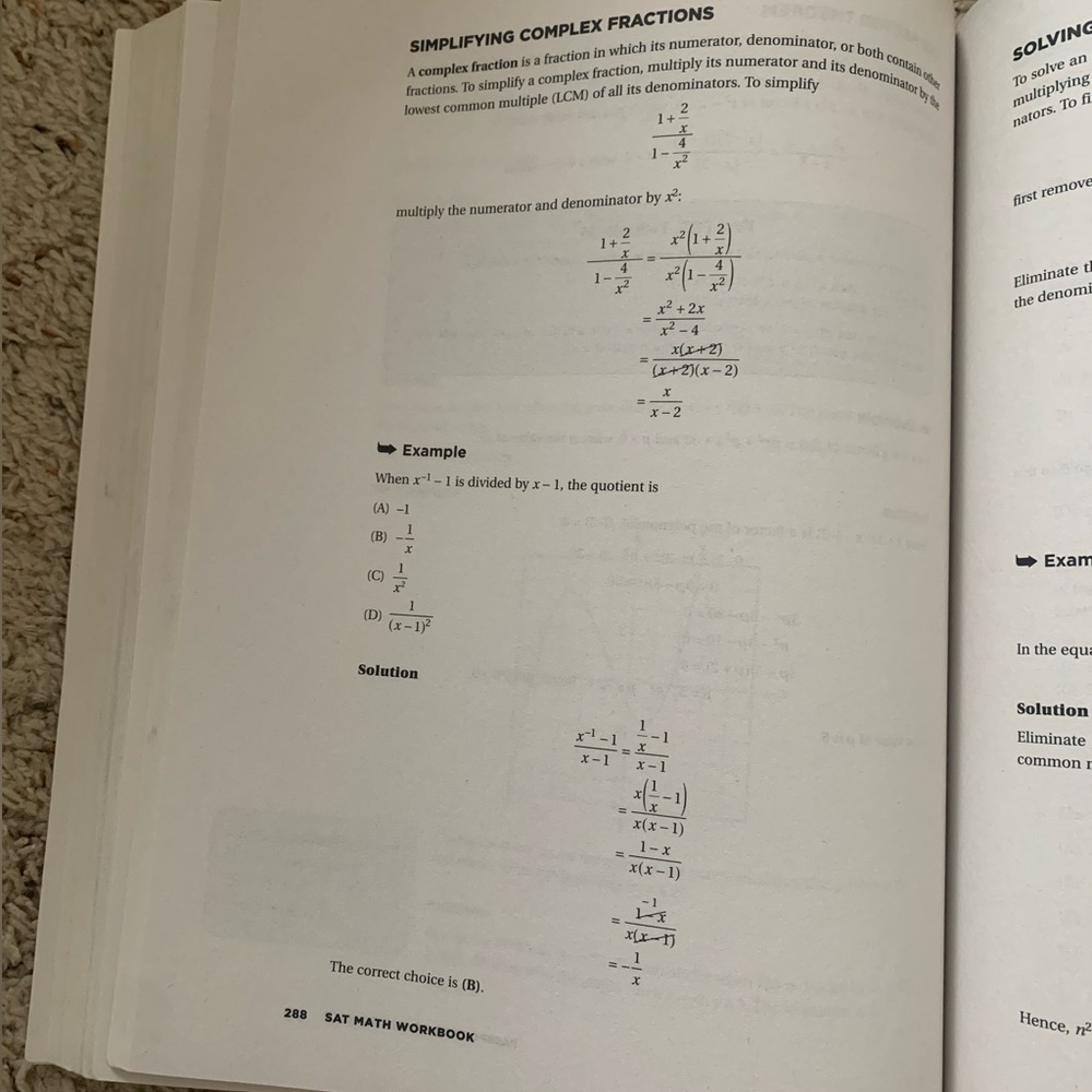 Barron’s SAT Math prep book - Picture 2 of 3